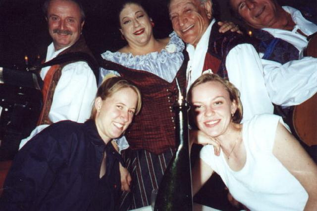 (back) Daven, Nanni, Miguel, Romano. (front) Rachel, Sarah